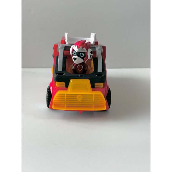 Paw Patrol The Mighty Movie Marshall Firetruck Vehicle Figure - Picture 4 of 8